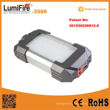 2015 Produit le plus récent 18650 Li Ion Battery LED Camping Lamp avec chargeur de téléphone portable Warning LED Camping Lantern